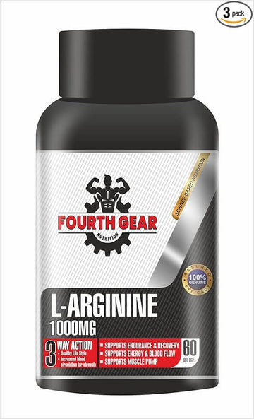 L-Arginine 1000mg Tablets Support Endurance, Recovery, Energy Blood Flow and Muscle Pump