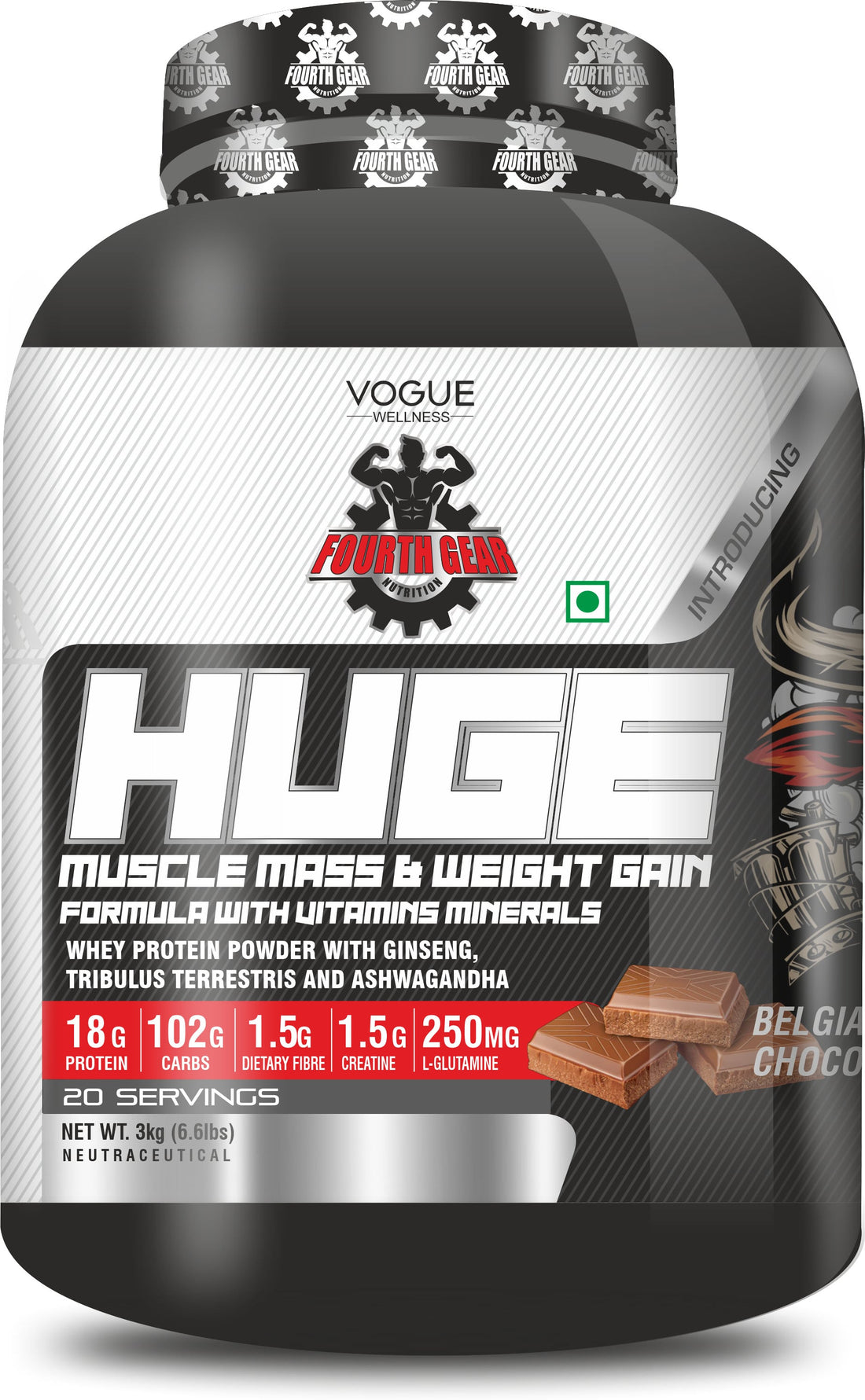 HUGE Mass Gainer - (Belgium Chocolate Flavour)