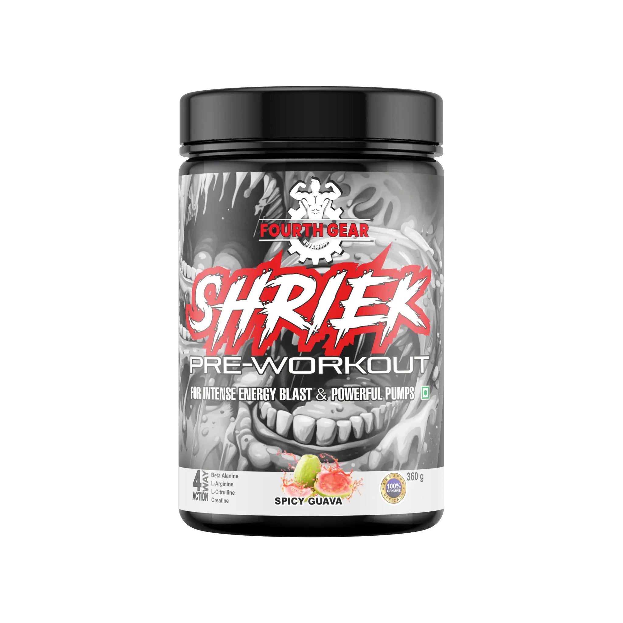 Shriek Pre workout (SPICY GUAVA)