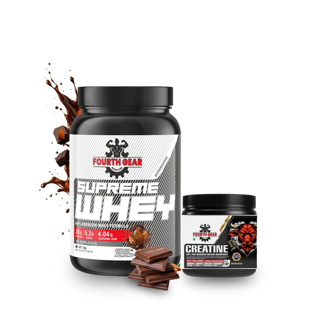 Fourth Gear Supreme Whey Protein & Creatine Combo